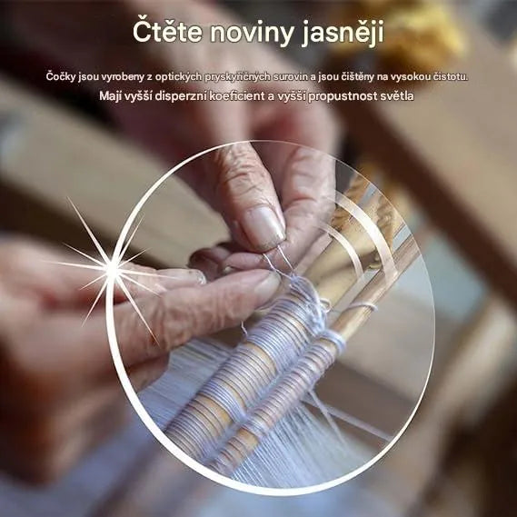 Pomáhá seniorům vidět jasněji — inteligentní brýle se zoomem, automatické zaostření, jasně vidíte na blízko i na dálku.