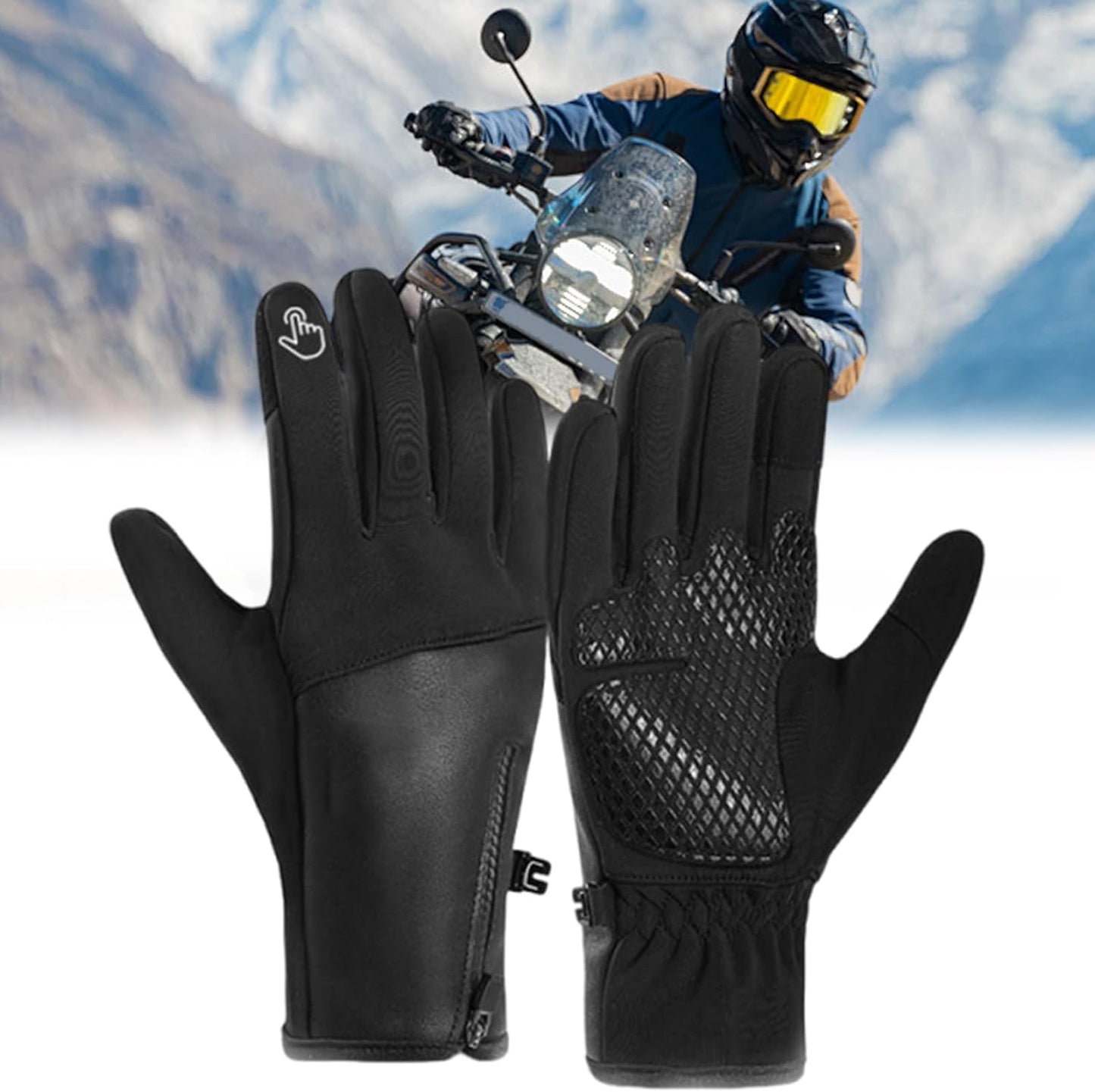 Inteligentní vyhřívané rukavice se 3 nastavitelnými stupni🔥  | Navrženo pro seniory, rychlé zahřátí během několika sekund, ochrana proti mrazu