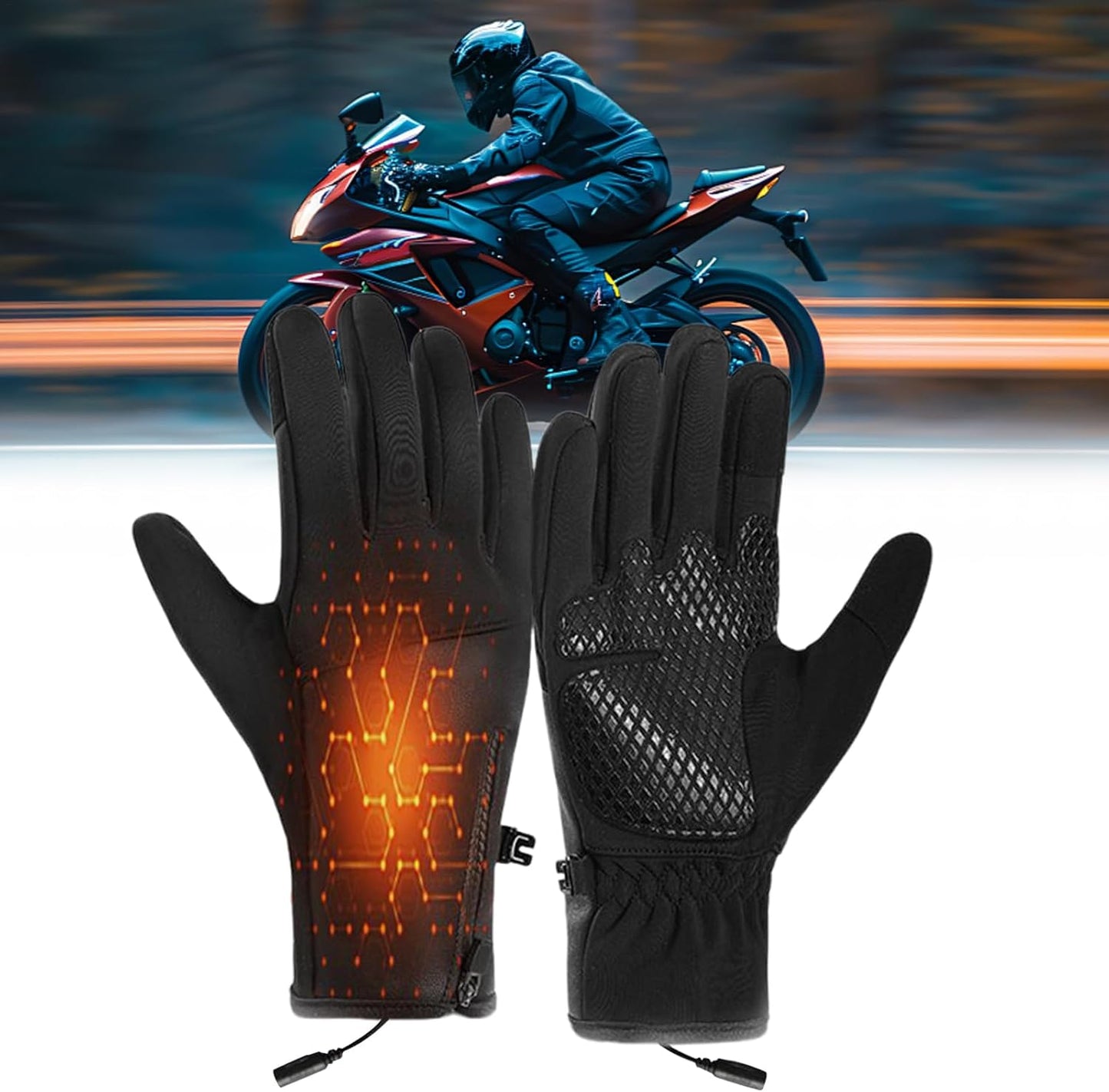 Inteligentní vyhřívané rukavice se 3 nastavitelnými stupni🔥  | Navrženo pro seniory, rychlé zahřátí během několika sekund, ochrana proti mrazu