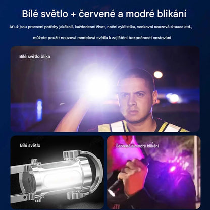 Elthivo™ KeyBlazer – Mini Silná LED Svítilna 1200 Lumenů, Přívěsek na Klíče, Nouzové Světlo a Powerbanka