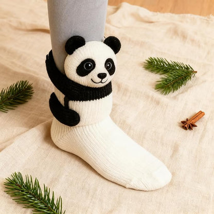 Neuvěřitelně měkké a hřejivé ponožky, které vám v zimě dopřejí jemné zvířecí obejmutí-– dokonalý dárek pod stromeček