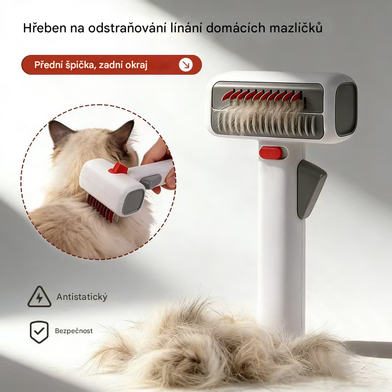 Elthivo SilkyFur™ – jemný rozčesávací hřeben pro psy a kočky