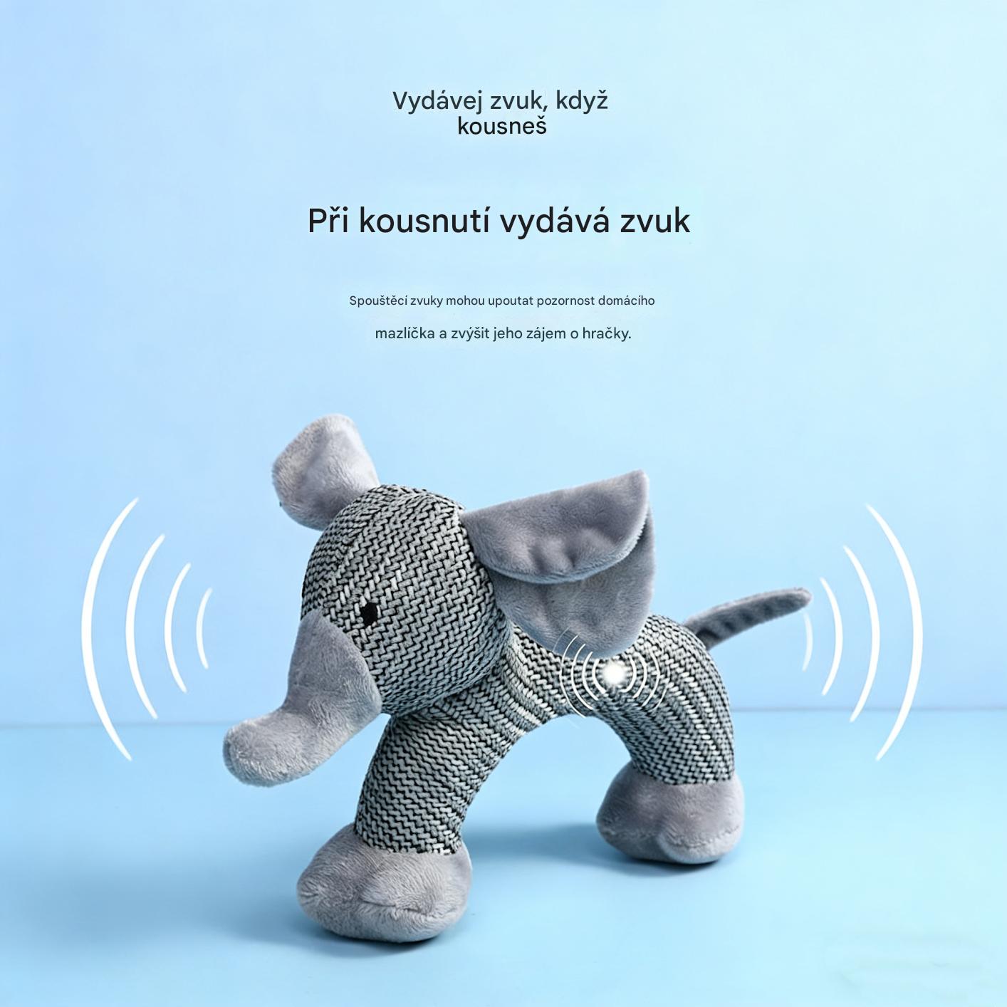 Odolná hračka z lněné tkaniny – uklidňuje a baví vašeho psa🐕
