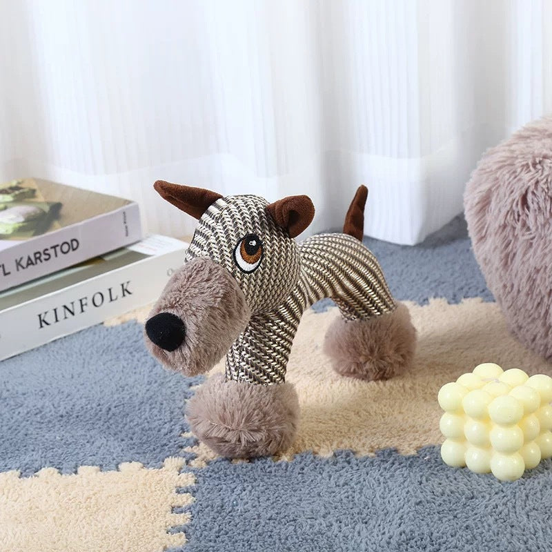 Odolná hračka z lněné tkaniny – uklidňuje a baví vašeho psa🐕