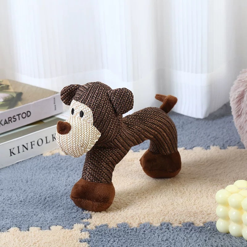 Odolná hračka z lněné tkaniny – uklidňuje a baví vašeho psa🐕