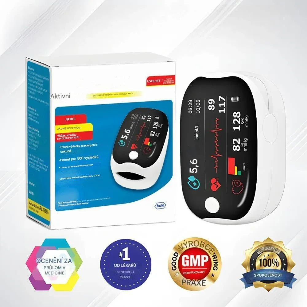 Elthivo™ Laserový glukometr bez bolesti – Přesný, rychlý a přenosný
