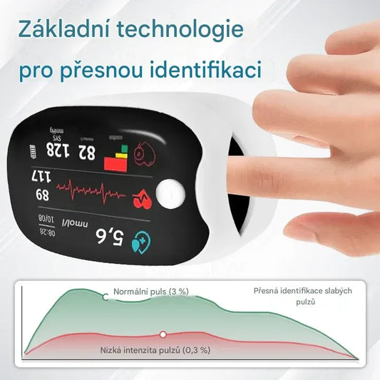 Elthivo™ Laserový glukometr bez bolesti – Přesný, rychlý a přenosný