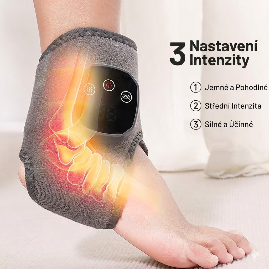 Vyhřívaná masážní ortéza na kotník – úleva, pohodlí a podpora každý den