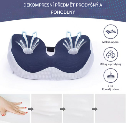 Elthivo ErgoSeat Memory Foam Seat Cushion – ergonomický polštář pro pohodlné sezení každý den