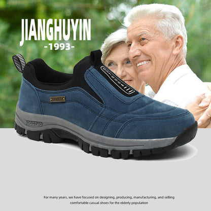 Voděodolné a pohodlné ortopedické boty pro muže vhodné na chůzi a turistiku