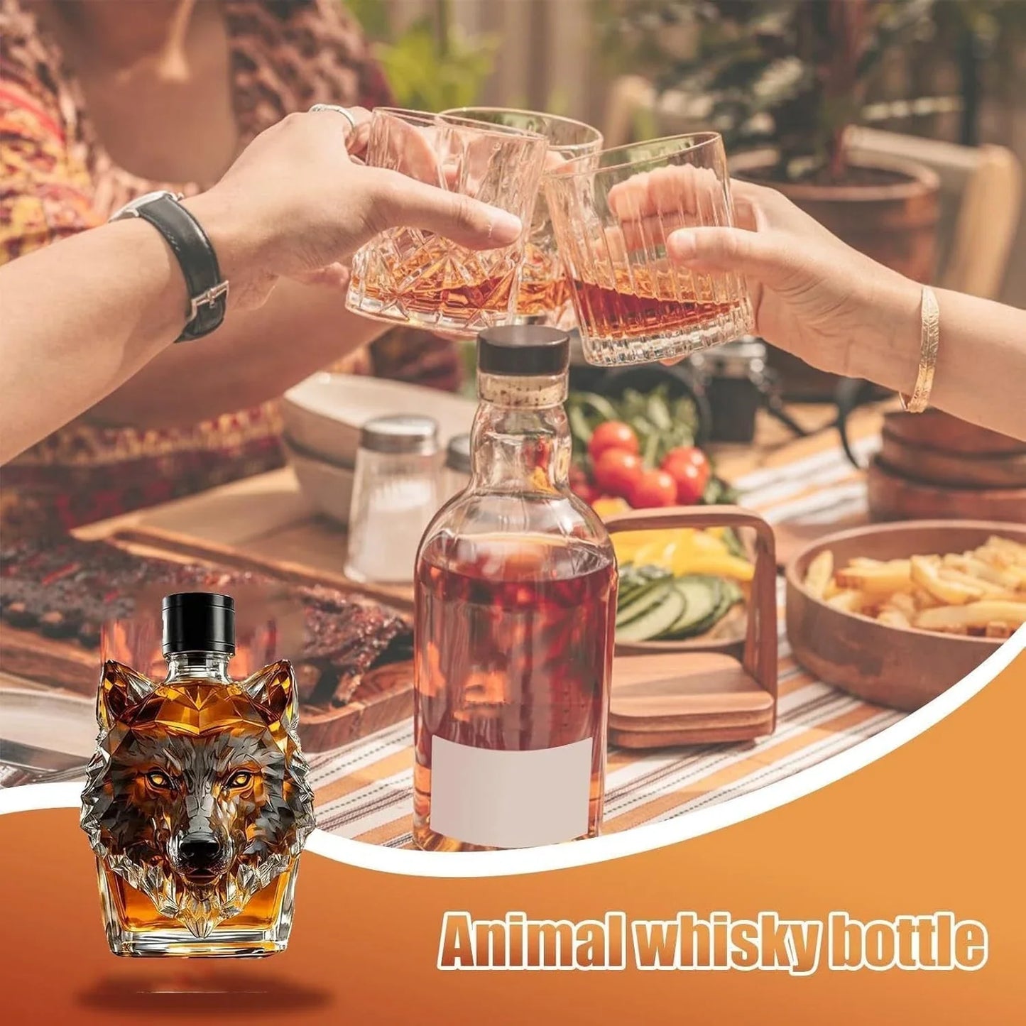 Elthivo Vlk a whisky – Síla ducha, krása detailu-nealkoholický