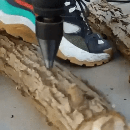 Za jednu sekundu se naučíte štípat dříví vrtákem tak snadno, jako byste krájeli máslo!