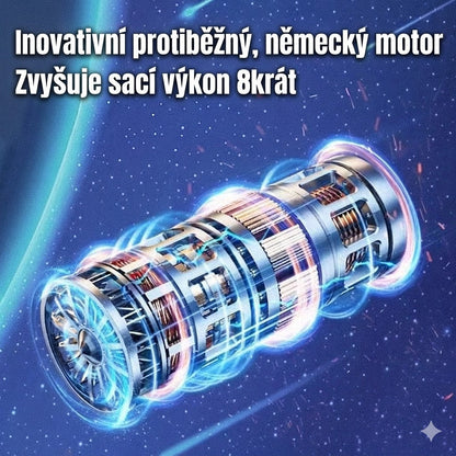 Bezdrátový ruční vysavač s vysokým sacím výkonem – ideální pomocník pro domácnost i automobil