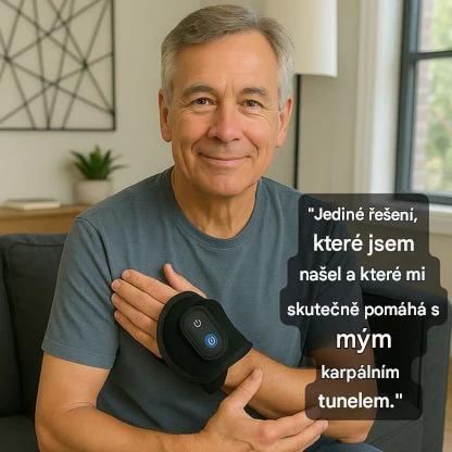Masážní přístroj na zápěstí – stačí 15 minut denně k odstranění brnění, necitlivosti a pálení.