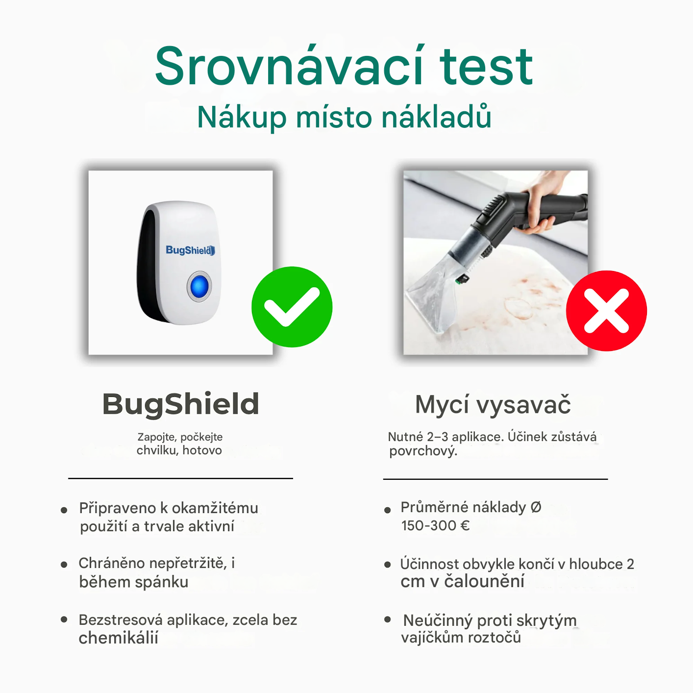 Ultrazvuk proti roztočům, blechám, štěnicím a komárům