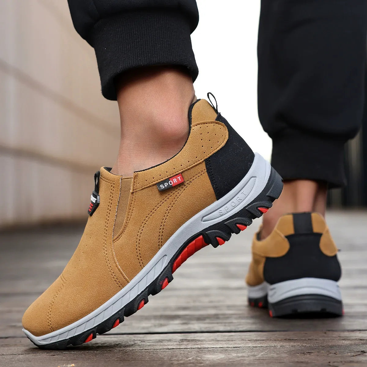 Voděodolné a pohodlné ortopedické boty pro muže vhodné na chůzi a turistiku (vhodné pro všechny pohlaví)