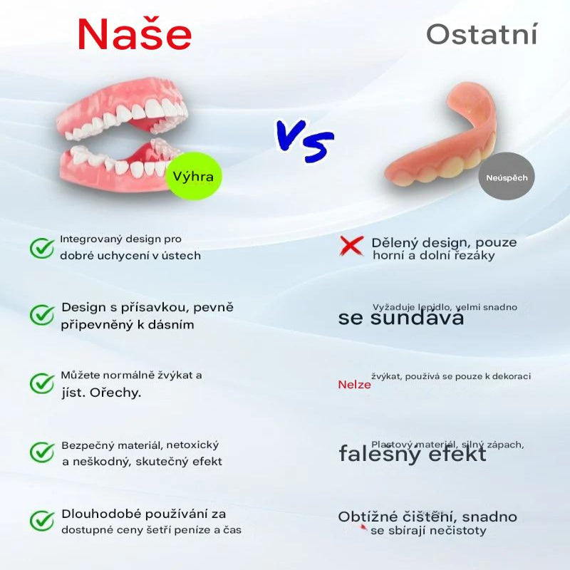 Zubní lékaři důrazně doporučují – keramické zubní náhrady pro seniory 🦷 druhý pár za poloviční cenu 🔥 doporučujeme koupit dva páry do zásoby 🎁