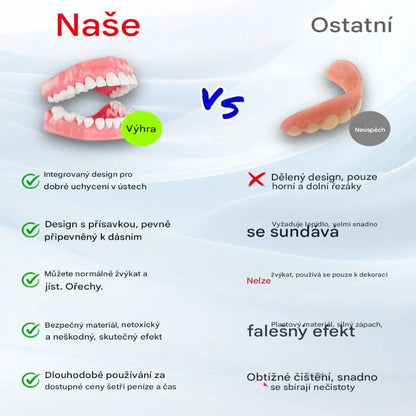 Zubní lékaři důrazně doporučují – keramické zubní náhrady pro seniory 🦷 druhý pár za poloviční cenu 🔥 doporučujeme koupit dva páry do zásoby 🎁