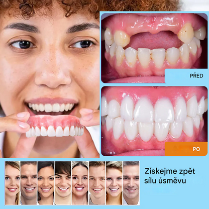 Zubní lékaři důrazně doporučují – keramické zubní náhrady pro seniory 🦷 druhý pár za poloviční cenu 🔥 doporučujeme koupit dva páry do zásoby 🎁