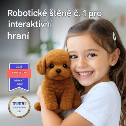 Nejlepší vánoční dárek pro děti – super realistické plyšové štěňátko