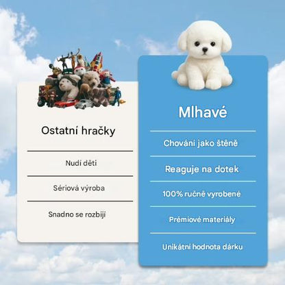 Nejlepší vánoční dárek pro děti – super realistické plyšové štěňátko