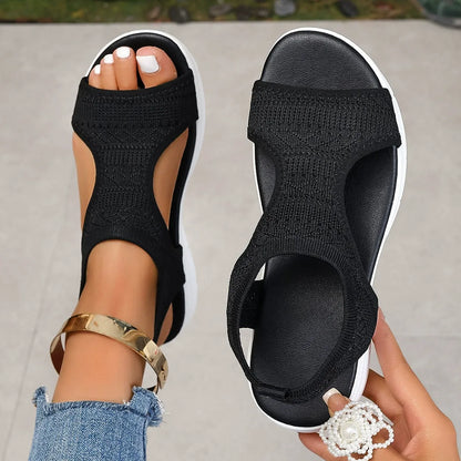 Nejpohodlnější dámské pletené ortopedické sandály 🎁 Platba na dobírku