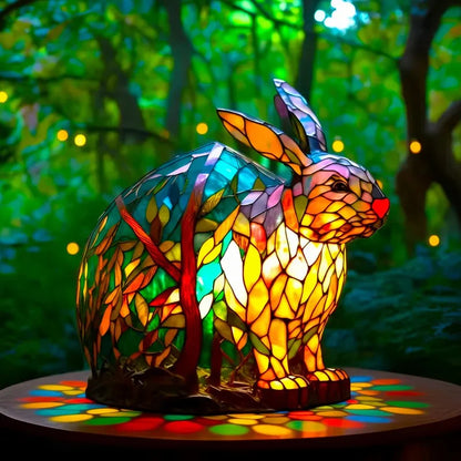 🎉Roztomilá ručně malovaná lampička ve tvaru zajíčka 🎉– ideální velikonoční dárek, který přináší do místnosti hřejivou atmosféru.🐰✨