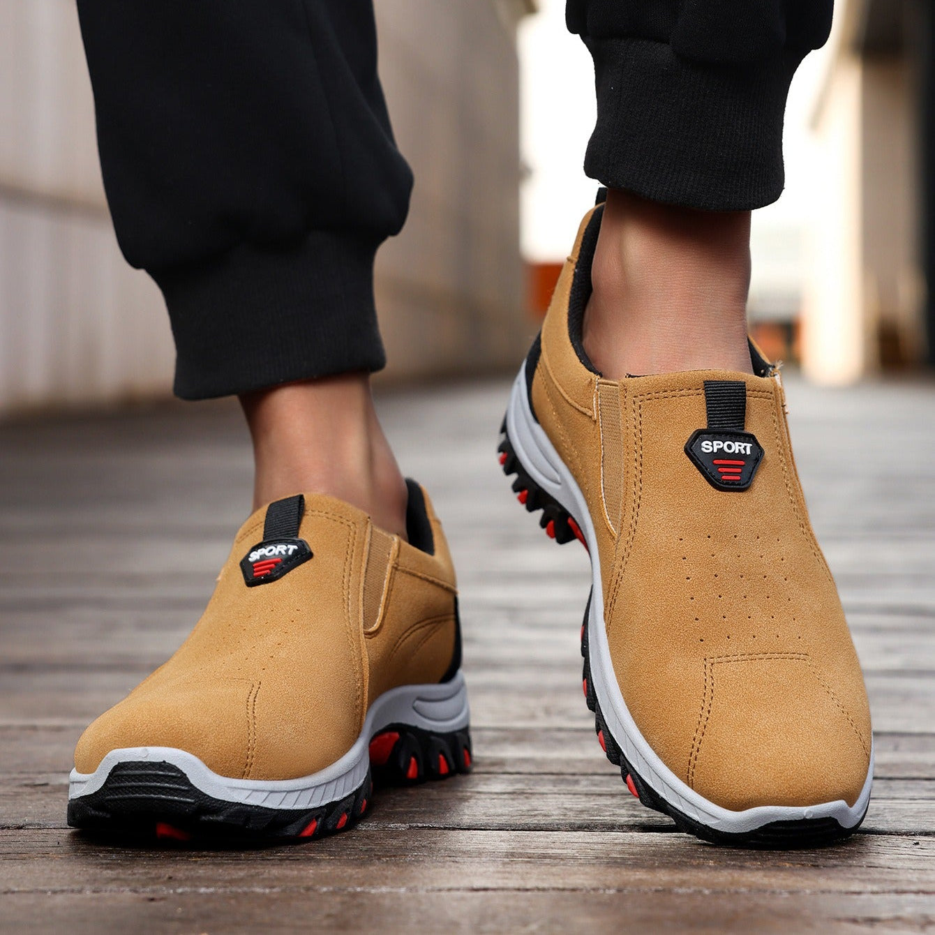 Voděodolné a pohodlné ortopedické boty pro muže vhodné na chůzi a turistiku (vhodné pro všechny pohlaví)