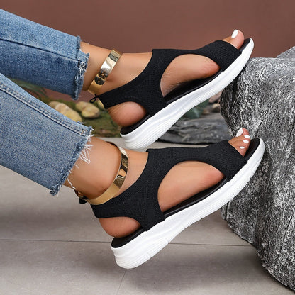 Nejpohodlnější dámské pletené ortopedické sandály 🎁 Platba na dobírku