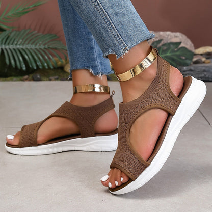 Nejpohodlnější dámské pletené ortopedické sandály 🎁 Platba na dobírku