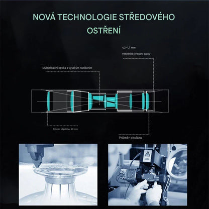 10–300× zoom HD přenosný vysoce výkonný dalekohled pro dlouhé vzdálenosti, speciálně navržený pro pozorování nebeských těles a souhvězdí