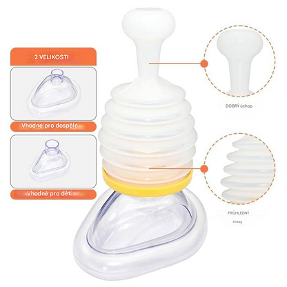 Doprava zdarma 🛑 Nouzová resuscitační maska proti udušení – každá vteřina je rozhodující, chraňte život