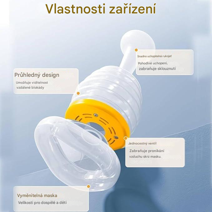 Doprava zdarma 🛑 Nouzová resuscitační maska proti udušení – každá vteřina je rozhodující, chraňte život