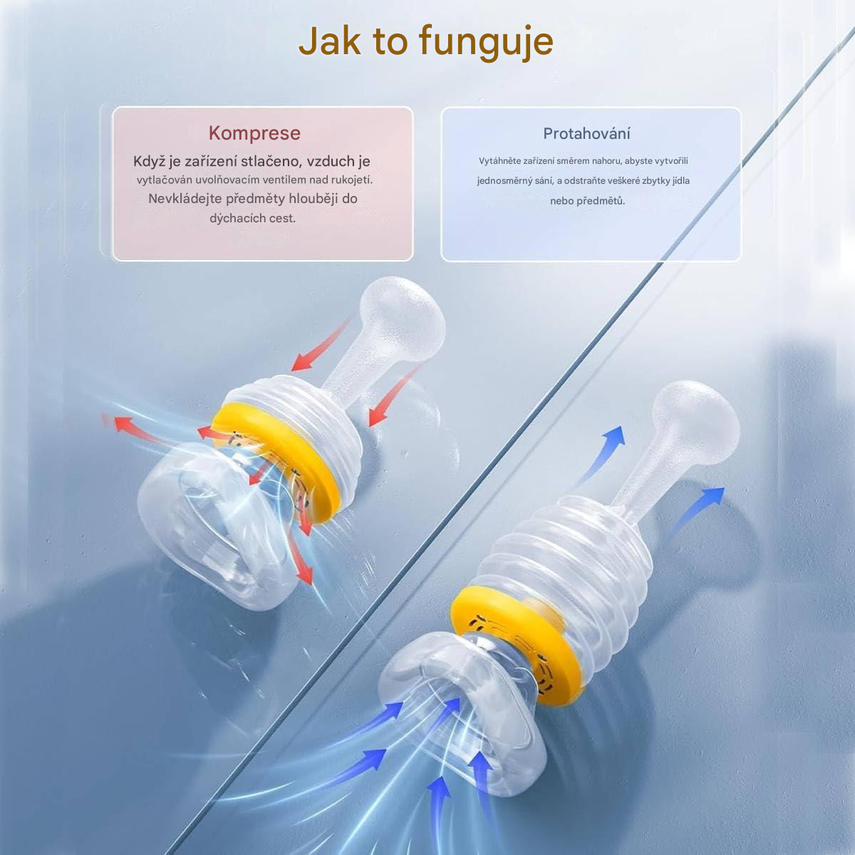 Doprava zdarma 🛑 Nouzová resuscitační maska proti udušení – každá vteřina je rozhodující, chraňte život