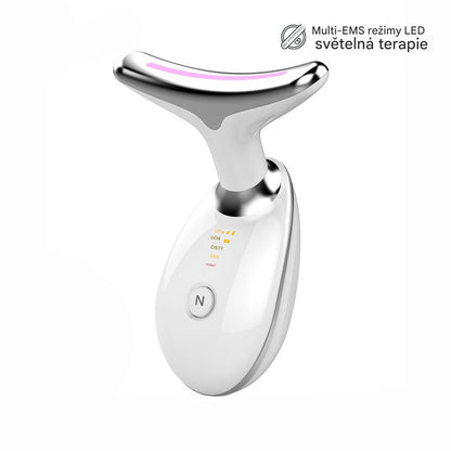 Tvarovací přístroj s červeným světlem pro obličej, krk a paže – navržený pro pokožku starších žen, pro hladší a pevnější kontury pleti